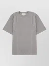 Studio Nicholson Jersey Crew Neck Regular Fit T Shirt In Gray
