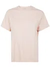 Studio Nicholson Light Pink Crew-neck T-shirt In Light Cotton In Petal
