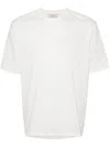 Studio Nicholson Basic Round Neck Short Sleeve T-shirt In White