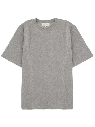 Studio Nicholson Jersey T Shirt In Gray