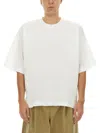 Studio Nicholson Basic Round Neck Short Sleeve T-shirt In White