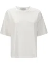 Studio Nicholson Continuity - Jersey - Womens Short Sleeve T-shirt In White