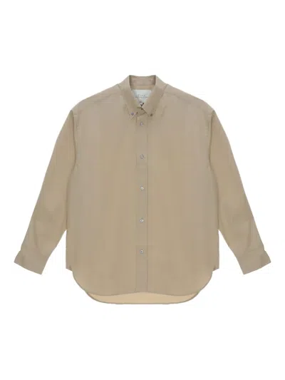 Studio Nicholson Jude Button-down Shirt In Neutral
