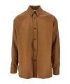 Studio Nicholson Jude Buttoned Shirt In Brown