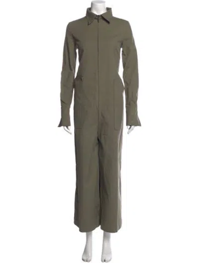 Pre-owned Studio Nicholson Jumpsuit In Green
