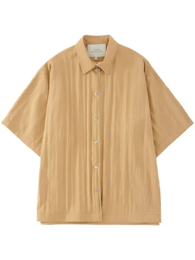Studio Nicholson Beige Kanno Shirt In Sand