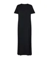 Studio Nicholson Kaplan Pleated Crepe Maxi Dress In Black