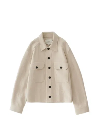 Studio Nicholson Kelver Shirt Jacket In White