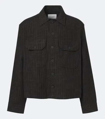 Studio Nicholson Kelver Striped Cotton And Wool-blend Jacket In Multi