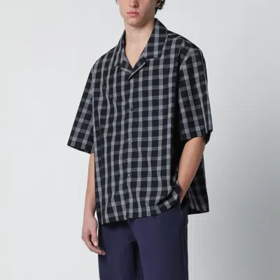 STUDIO NICHOLSON STUDIO NICHOLSON KLINE SHIRT BLACK CHECK PATTERN