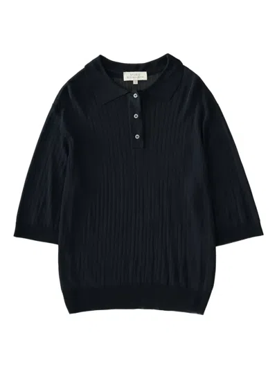 Studio Nicholson Knitted Jumper In Blue
