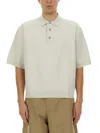 Studio Nicholson Essential Short-sleeved Polo T-shirt In White