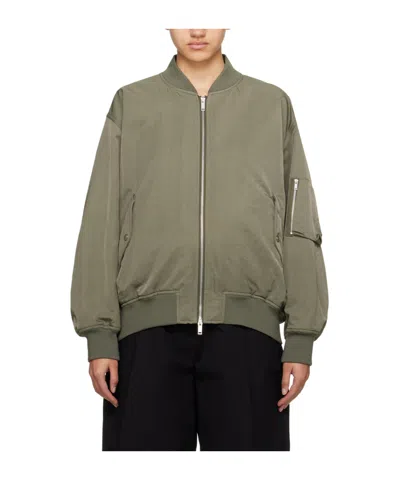 STUDIO NICHOLSON KORA CRINKLED BOMBER JACKET
