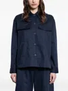 Studio Nicholson Kuke Pocket Overshirt In Blue
