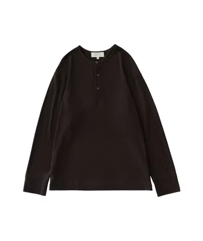 Studio Nicholson Kuyto Long Sleeve Jersey In Black
