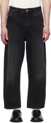 Studio Nicholson Black Land Jeans In Black