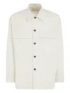 Studio Nicholson Off-white Landi Overshirt In 中性色