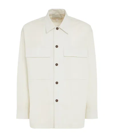 Studio Nicholson Landi Utility-pocket Shirt In White