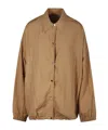 Studio Nicholson Lapel Casual Jacket In Brown