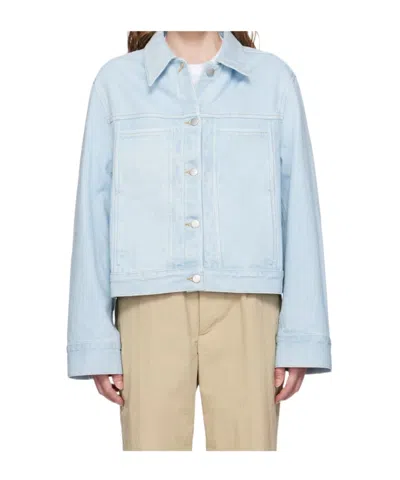 STUDIO NICHOLSON LAPEL DENIM JACKET