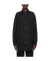 Studio Nicholson Lapel Long-sleeved Shirt In Black