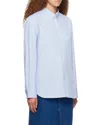 Studio Nicholson Lapel Long-sleeved Shirt In Blue