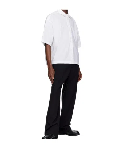 Studio Nicholson Lapel Shirt In White