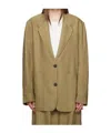 Studio Nicholson Khaki Conde Blazer In Brown