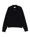 Studio Nicholson Lapel Sweater In Black
