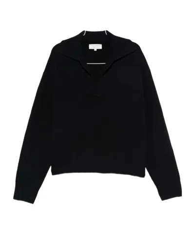 STUDIO NICHOLSON LAPEL SWEATER