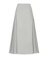 Studio Nicholson Lawson High Waisted Maxi Skirt In Gray