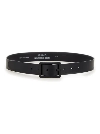 Studio Nicholson Leather Belt