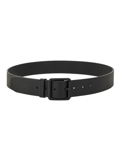 Studio Nicholson Leather Belt In Black