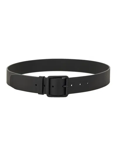 Studio Nicholson Leather Belt In Black