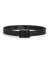 Studio Nicholson Leather Belt In Blue