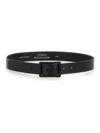 Studio Nicholson Leather Belt In Blue