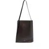 Studio Nicholson Leather Shoulder Bag In Brown