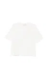 Studio Nicholson Item O-neck Short-sleeved T-shirt In White