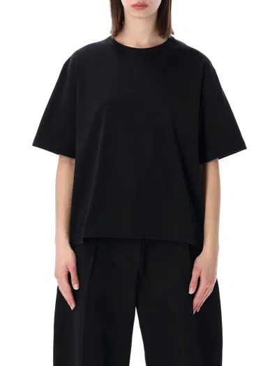 Studio Nicholson Crew Neck Short-sleeved T-shirt In Black