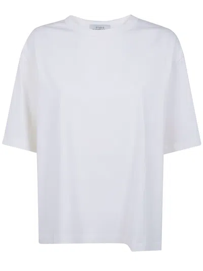 Studio Nicholson "lee" Womens Short Sleeve T-shirt In White