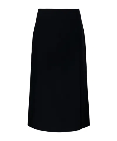 Studio Nicholson Leland Midi Skirt In Black