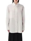 Studio Nicholson Oversized Striped Shirt Chest Pocket