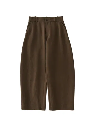 Studio Nicholson Levy Trousers In Brown