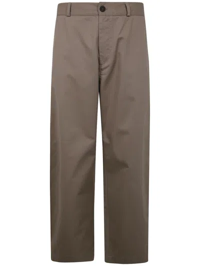 STUDIO NICHOLSON LIGHT BROWN TROUSERS
