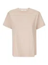 Studio Nicholson Light Pink Crew-neck T-shirt In Light Cotton In Nude & Neutrals