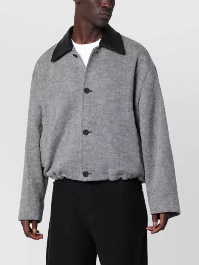 Studio Nicholson Long-sleeved Jacket In Gray