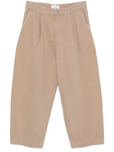 Studio Nicholson Lightweight Mini Trousers For Men In Beige