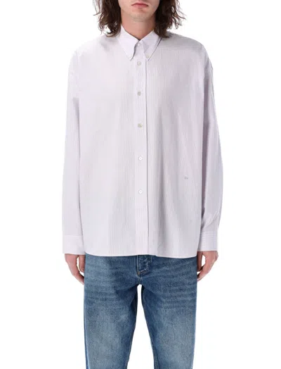 Studio Nicholson Lilac Striped Shirt
