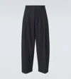 Studio Nicholson Typewriter Straight-leg Cotton-poplin Trousers In Black