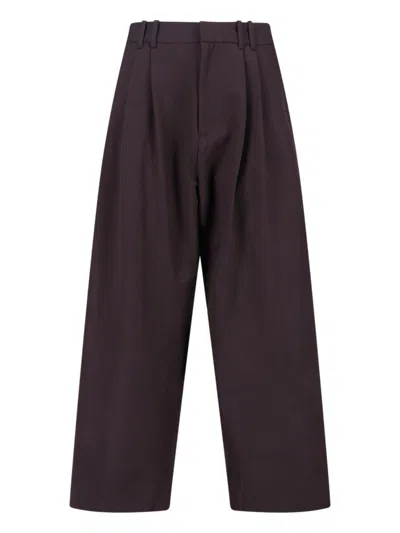 Studio Nicholson Line Pants In Black